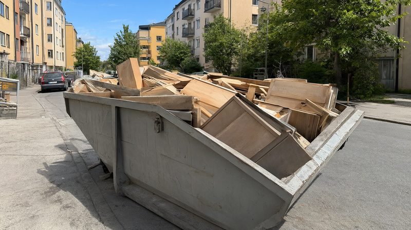 Bortforsling och containerhantering